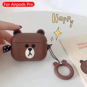 Cartoon cute Apple Airpods Pro 3 silicone soft Protective cover